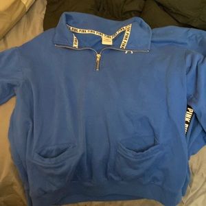 Large PINK 1/4 zip up